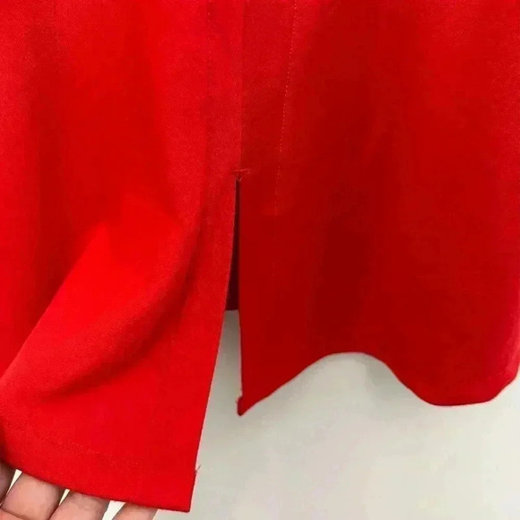 Banana Republic  Slit Back Tank Top Red Women's Small - Picture 4 of 7